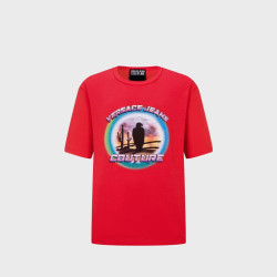 VERSACE JEANS COUTURE 范思哲男装印花短袖T恤七夕礼物