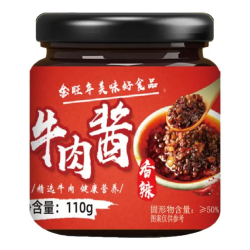 金旺年 牛肉酱香辣五香罐装110g