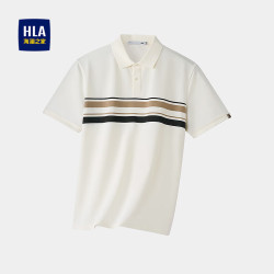 海澜之家 短袖POLO26轻商务翻领低调内敛简约短t男夏