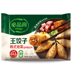 必品阁 王饺子煎饺馅饼水饺云包营养早点速冻Q10 王饺子245g-泡菜