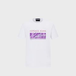 VERSACE JEANS COUTURE 范思哲男装印花短袖T恤七夕礼物
