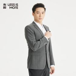 利郎 男青年商务竖条纹西服套装 LLM170