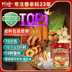 川珍 五香卤料包15g*10小包炖肉料炖牛羊肉香料家用酱牛肉卤肉调料150g
