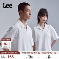 Lee 26夏季新款标准版防晒Logo印花凉感短袖polo衫