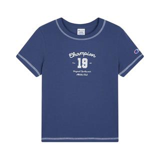 Champion 女士圆领印花短袖T恤 白色 S