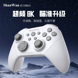 SHANWAN 山弯ShanWan Q34U 8K游戏手柄 双体扳机六轴体感TMR摇杆