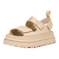 UGG 1152685 厚底露趾魔术贴 海盐色 39码 女士凉鞋