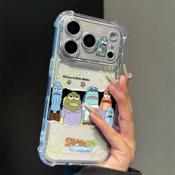 爆柿集 比奇堡丑鱼适用iPhone17promax情侣手机壳华为Mate80、vivox300 可咨询客服备注型号
