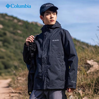 Columbia 冲锋衣男春秋户外徒步登山休闲服运动防水防风外套XE3772 010