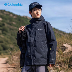 Columbia 冲锋衣男春秋户外徒步登山休闲服运动防水防风外套XE3772 010