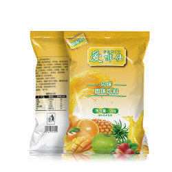 爱啡仕 橙汁粉柠檬草莓酸梅粉冰红茶混合口味 1kg*20袋
