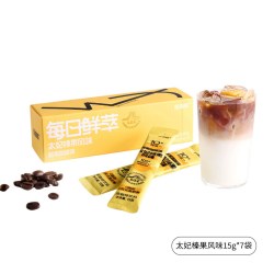 连咖啡 每日鲜萃特浓咖啡液中深烘焙浓缩美式拿铁 太妃榛果风味15g*7条