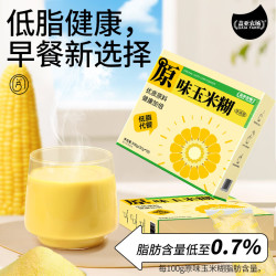 盖亚农场 原味玉米糊300g冲饮即食 健身 杂粮低脂代餐 免煮早餐粥粉便捷装 原味玉米糊300g*3