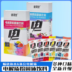 匠子 健渴堂电解质粉冲剂饮料运动健身户外跑步骑行果粉学生饮料冲饮品
