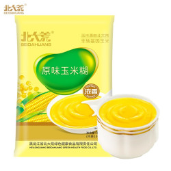北大荒 玉米糊冲饮即食速溶代餐粗粮玉米糊 原味玉米糊 375g*1袋 *1