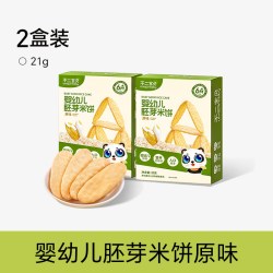 不二宝贝 婴儿米饼6个月以上宝宝搭幼儿健康零食无添加磨牙棒饼干