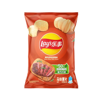 乐事 经典/大波浪/奇多系薯片 玉米棒40g/50g 单袋装办公室休闲零食 德克萨斯烧烤味40