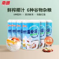 南国 椰奶清补凉280g*6罐 整箱送礼 海南特产代餐椰子汁饮料