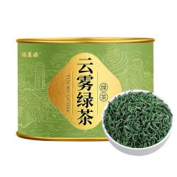 福茗源 绿茶 高山云雾绿茶 浓香特级明前2026新茶叶自己喝小圆罐装100g