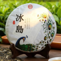 花小茵 冰岛古树茶普洱生茶饼357g/饼