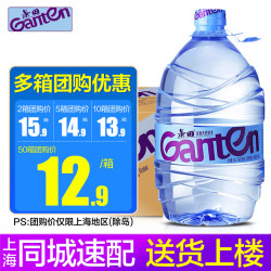 景田 饮用天然泉水4.6L*2桶整箱大瓶桶装泡茶水
