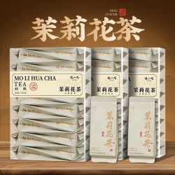 陈一凡 七窨茉莉花茶 川派茉莉飘雪特级茉莉花横县特产新茶茶叶240g