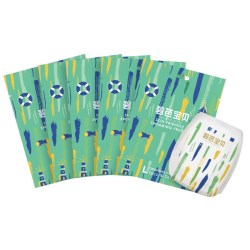 碧芭宝贝 盛夏光年系列 游泳拉拉裤 L5片