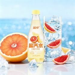 延中 三柚汁风味盐汽水410ml*12瓶/箱