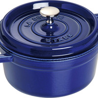 staub 珐宝 珐琅铸铁锅 圆形炖锅 20cm 皇家蓝
