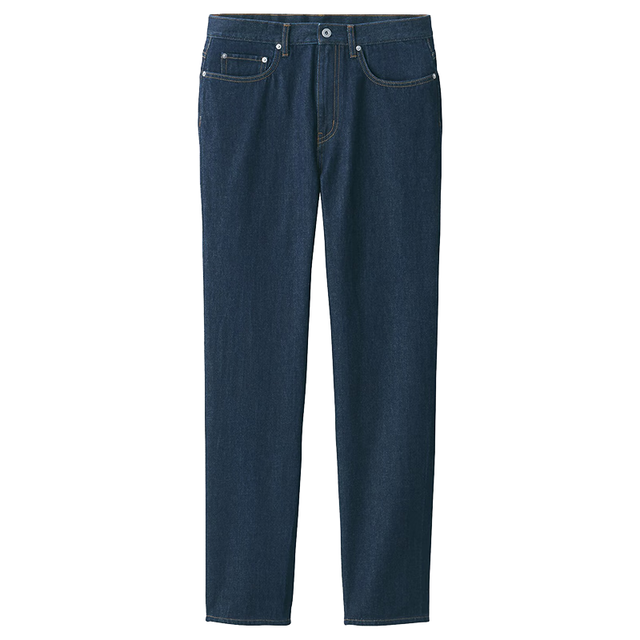 無印良品 MUJI 男式木棉混牛仔直筒裤 AE0Y6A4A