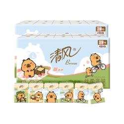 清风 卡皮巴拉IP联名 4层加厚 手帕纸
