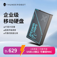 雷神 4TB 灰色 3.5英寸 Type-C 3.1 外置机械硬盘