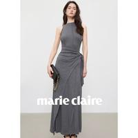 Marie Claire 嘉人 挂脖修身连衣裙