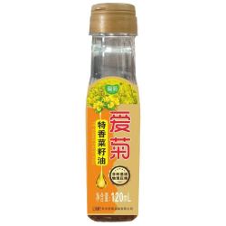 爱菊 特香菜籽油120ml