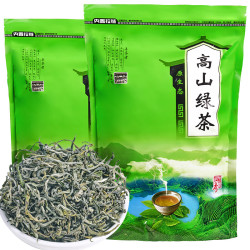 木兰茗轩2026年新茶毛尖绿茶云南银丝高山绿茶云雾茶炒茶毛峰茶自己喝袋装 250g*1袋