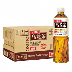 三得利 无糖乌龙茶500ml*15瓶整箱低糖无糖乌龙茶微甜茉莉茶茶饮料饮品