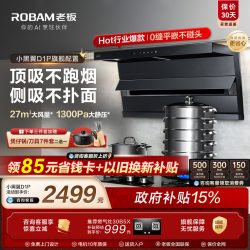 老板 小黑翼D1P系列 CXW-260-27A16-D1P 顶侧双吸 油烟机