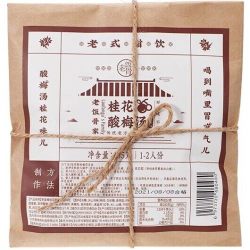 老饭骨 老北京酸梅汤 自制桂花味酸梅汁 酸梅饮料105g/袋