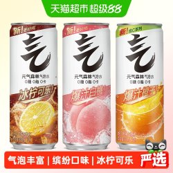 元气森林 Genki Forest 元气森林气泡水 330ml*24罐 多口味可选 0糖0卡