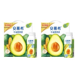 安慕希 黄桃燕麦味 常温酸奶 200g*8盒