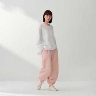 無印良品 MUJI 【平纹灯笼】女式休闲裤 宽松舒适
