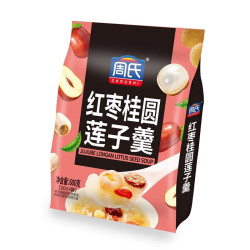 周氏 红枣桂圆莲子羹600g 营养早餐速溶代餐冲泡速