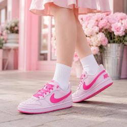 NIKE COURT 酷菠萝GS秋季款舒适运动鞋低帮板鞋女