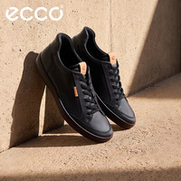 ecco 男士板7号490574 黑色/棕色49057459075 41