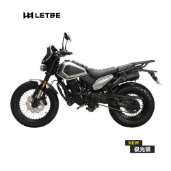 猎变 蜻蜓队长 250CC 多功能燃油跨骑摩托车 复古越野通勤 极光银