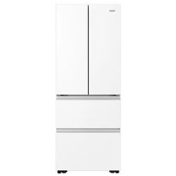 海尔 小红花2.0系列 BCD-412WGHFDB5WFU1 法式冰箱 412L 奶油白