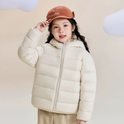 雪中飞 男女童连帽羽绒服