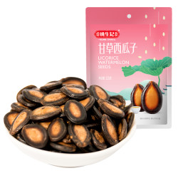 姚生记 【姚生记】甘草西瓜子125g 袋装休闲零食小吃坚果炒货黑瓜子