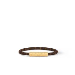 LOUIS VUITTON CONFIDENTIAL经典老花印花帆布手镯 17cm M8274E