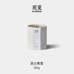 观夏 新"植制"精油木芯香薰蜡烛 240g 颐和金桂